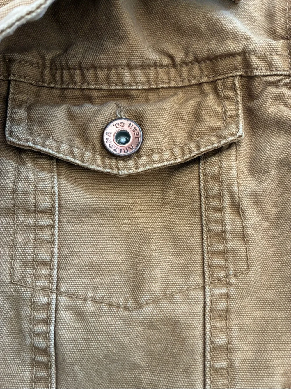 Arizona Brown canvas Jacket size 10-12